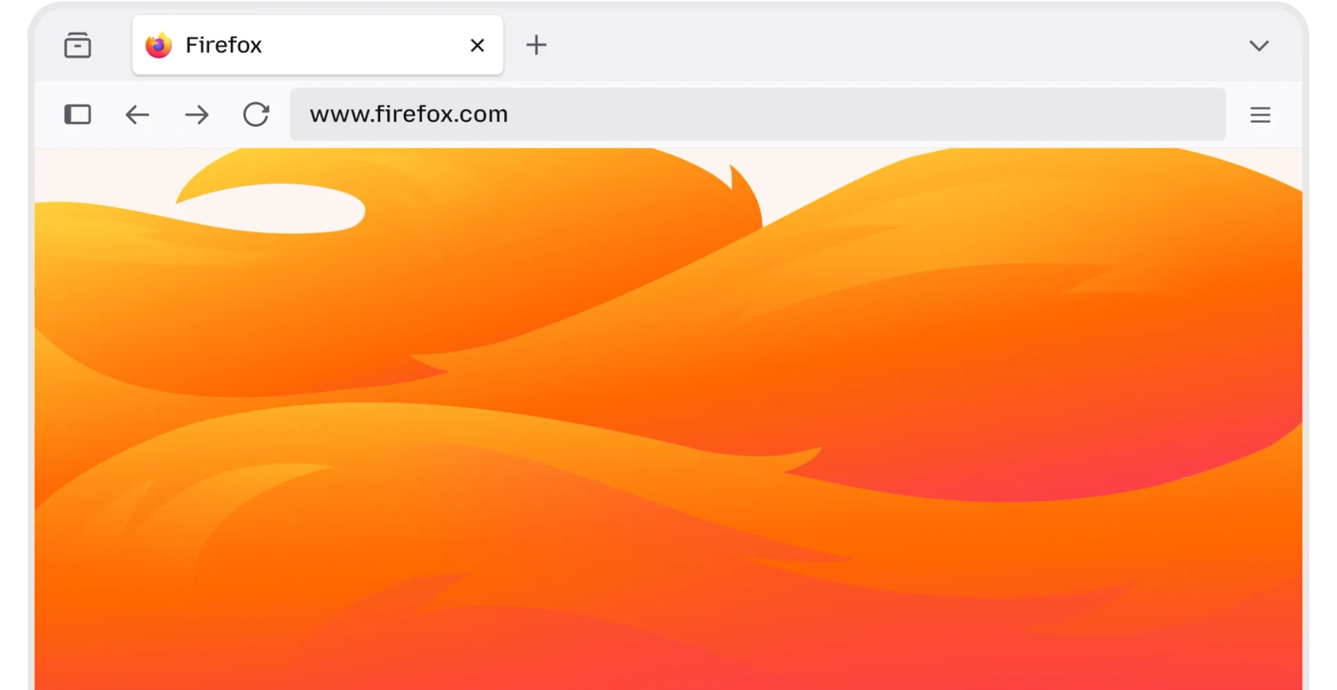 Mozilla 공식 Windows 페이지 · Firefox 화면 예시