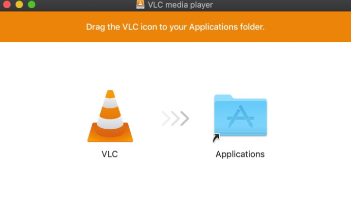 VideoLAN 공식 문서의 macOS 응용 프로그램 복사 화면