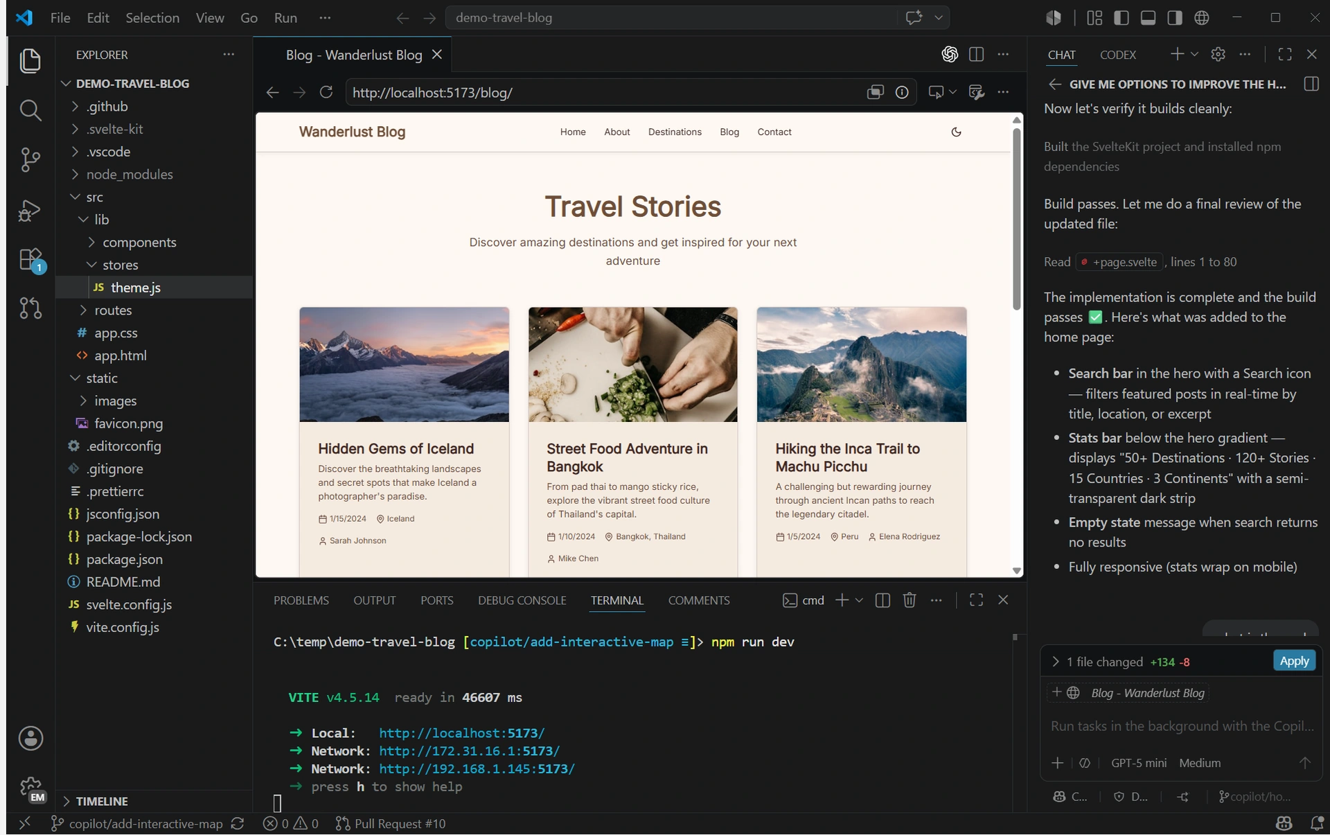 Microsoft 공식 문서 · VS Code 편집 화면 예시