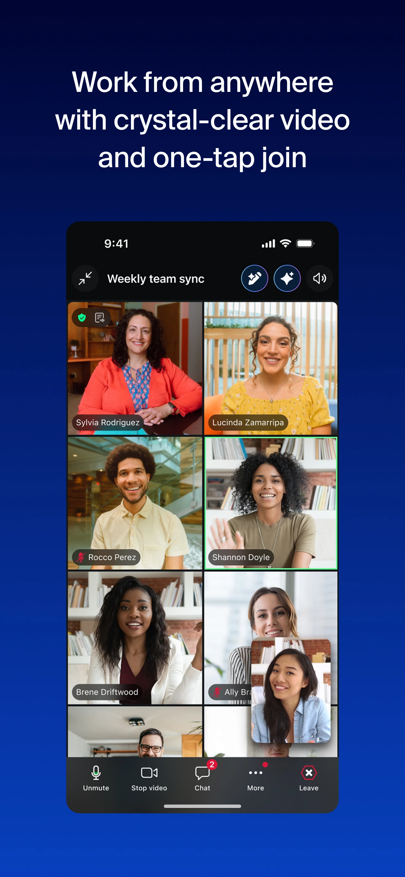 Zoom Communications, Inc. 제공 · App Store의 iPhone 앱 화면 예시